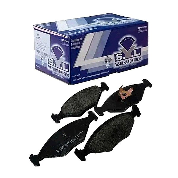 Jogo Pastilha Freio Dianteiro - Ventilado Gol 2.0 8v 1988 a 1994