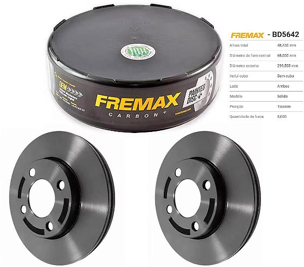 Par Disco Freio Traseiro Passat TSi 2.0 16v 2015 a 2020