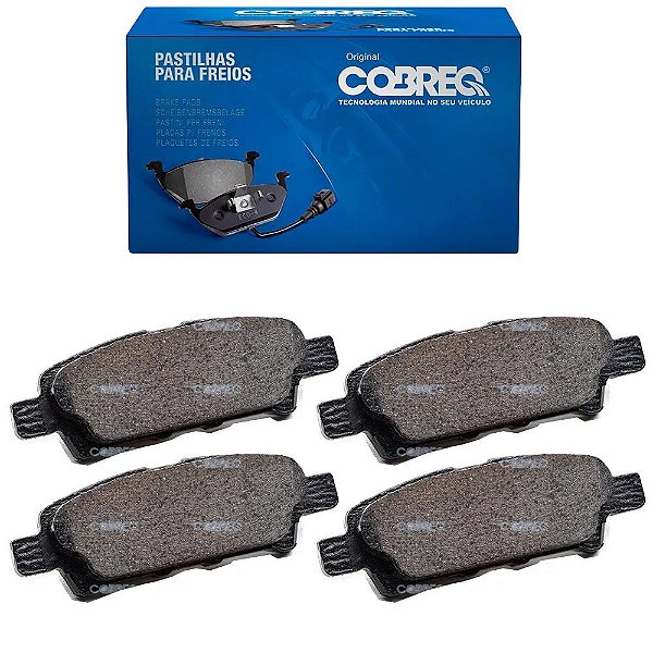 Jogo Pastilha Freio Traseiro Airtrek 2.4 16v 2003 a 2008