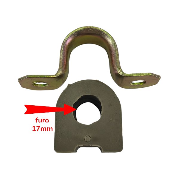 Kit Estabilizador Dianteiro Interno 17mm Uno / Uno Mille 1.0/1.3 8v 1991 a 2013