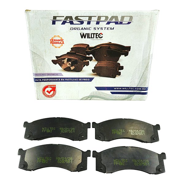 Jogo Pastilha Freio Dianteiro C3 1.6 16v após 2022... - Cerâmica