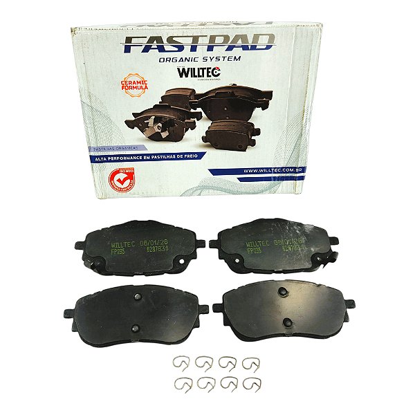 Jogo Pastilha Freio Dianteiro Corolla 1.8 16v - GLi 2015 a 2026 - Cerâmica