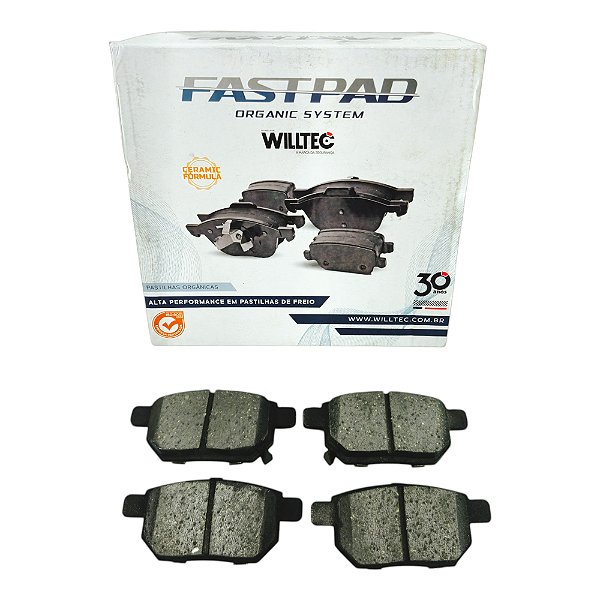 Jogo Pastilha Freio Traseiro Tiggo 2 após 2020... - Cerâmica