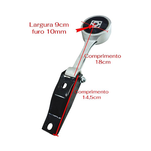 Coxim Torção Motor e Câmbio Gol G5 / G6 1.0/1.6 8v 2008 a 2016