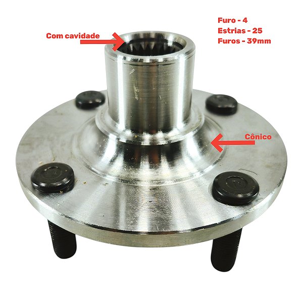 Cubo Roda Dianteiro C/ABS KA 1.0/1.5 12v/16v após 2014...