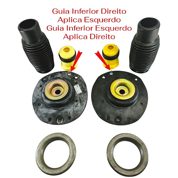 Par Kit Amortecedor Dianteiro 207 1.4 8v - 1.6 16v 2006 a 2014