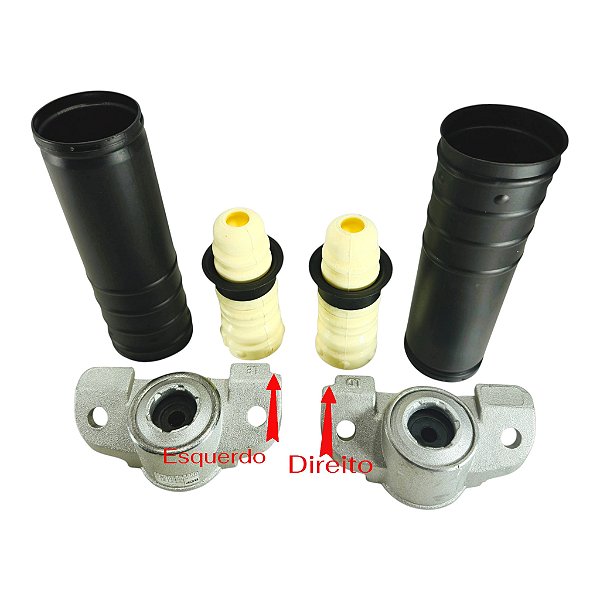 Par Kit Amortecedor Traseiro Onix 1.0/1.4 8v 2012 a 2016
