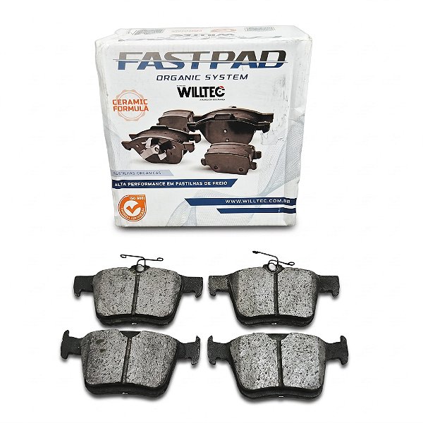 Jogo Pastilha Freio Traseiro Audi A3 1.4/1.6/1.8 16v TFSi após 2012... - Cerâmica