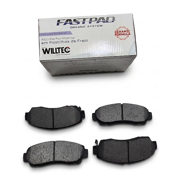 Jogo Pastilha Freio Dianteiro CRV 2.0 16v LX 2WD/ EXL 4WD 2005 a 2012 - Cerâmica