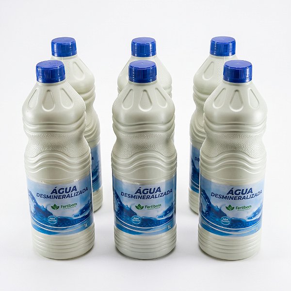 Kit 6 Litro Agua Desmineralizada