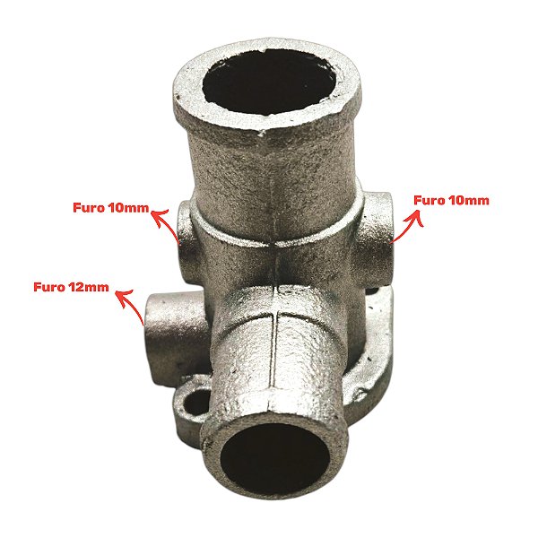 Flange Entrada Dágua ao Cabeçote Santana 1.8 8v AP 1984 a 1988