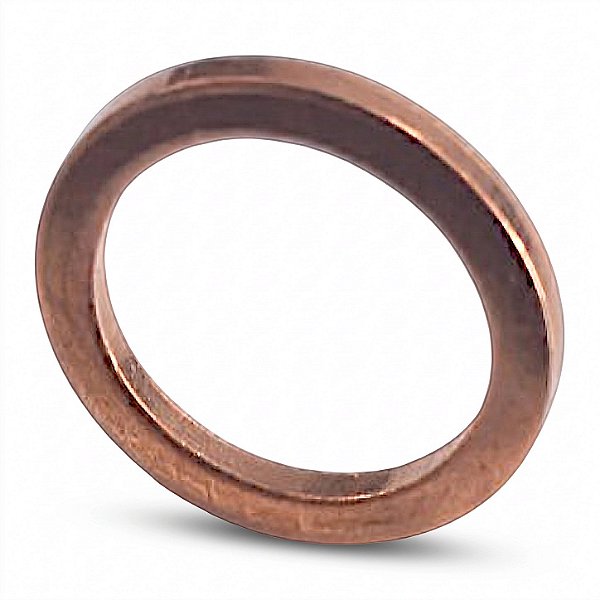 Anel Bujão Carter Óleo Motor - (12mm) x 16,2mm x 1,5mm Captur