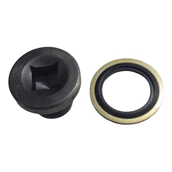Bujão Dreno Carter Óleo Motor Captur 2.0 16v após 2017... - 16mm Metal/ Borracha