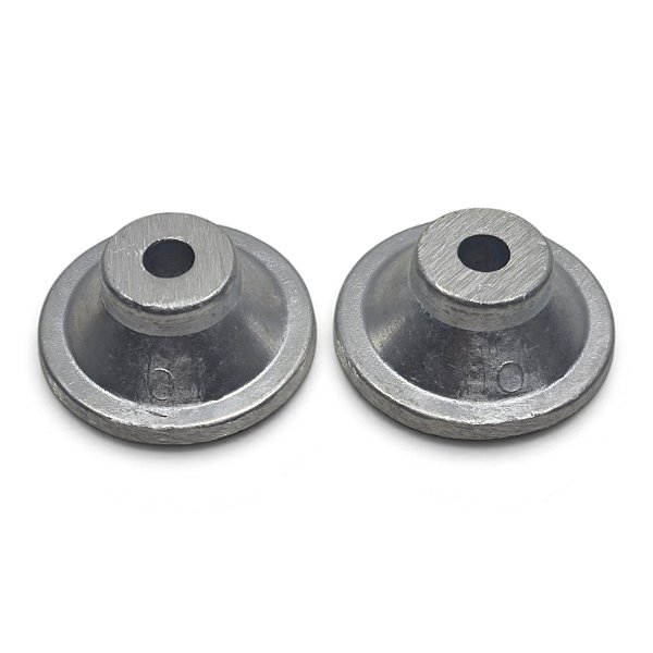 Par Prato Espaçador Rolamento Amortecedor Dianteiro Celta 1.0/1.4 8v 2000 a 2015 - Aluminio