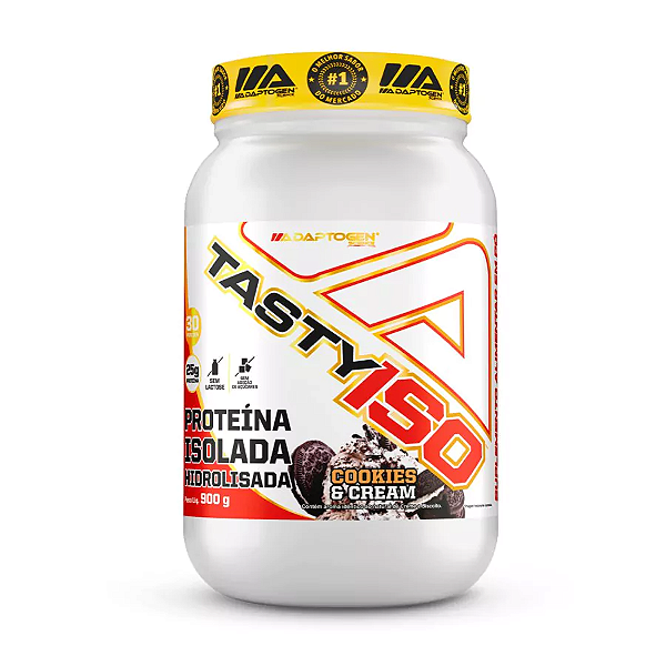 Tasty ISO - Isolada & Hidrolisada - 900g - COOKIES AND CREAM - Adaptogen