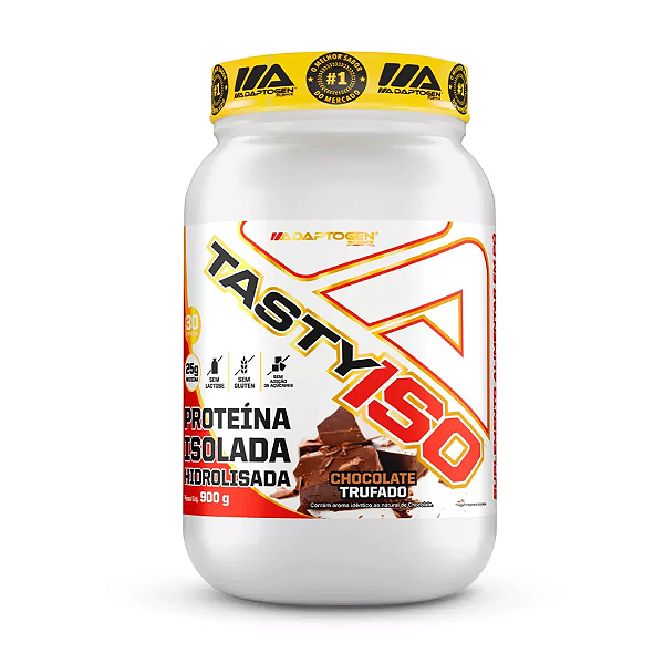 Tasty ISO - Isolada & Hidrolisada - 900g - CHOCOLATE TRUFFLE - Adaptogen