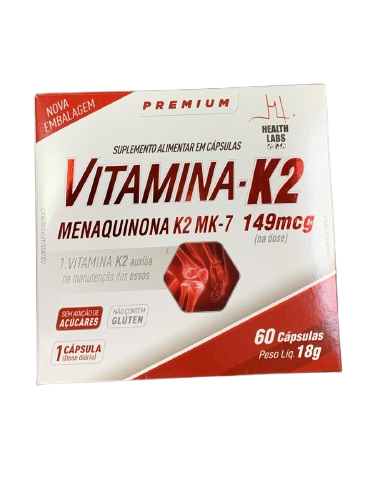 Vitamina K2 MK7 60cps - Health Labs