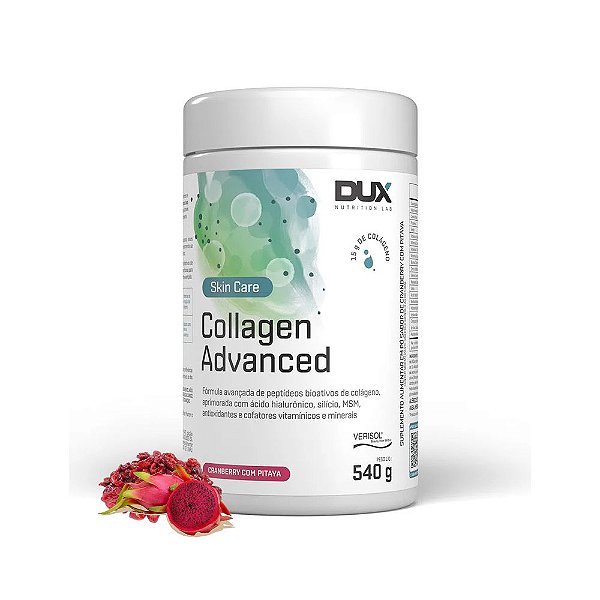 Collagen Advanced 540g Cranberry com Pitaya - Dux Nutrition