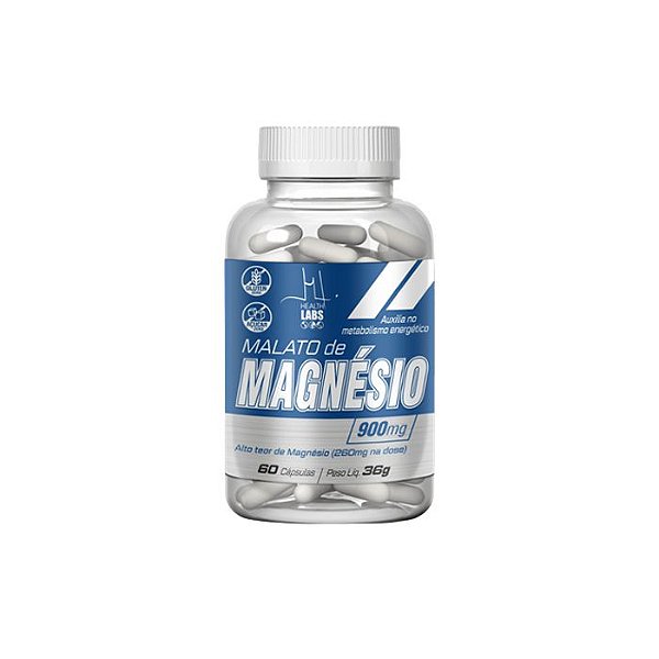 Malato de Magnésio 60cps - Health Labs