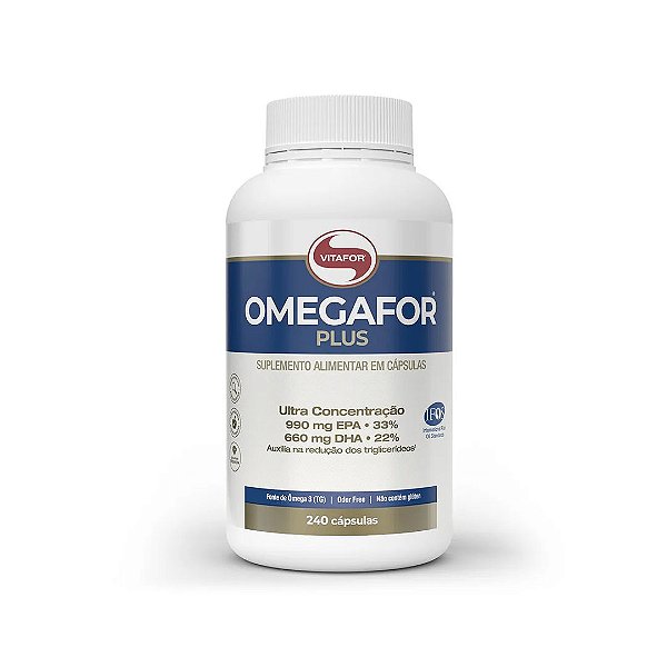 Omegafor Plus 240 Cápsulas - Vitafor