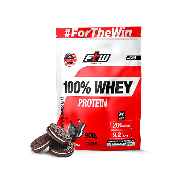 FTW 100% Whey Refil 900g - Cookies