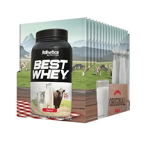 Display Dose Best Whey Original 15x35g - Atlhetica Nutrition