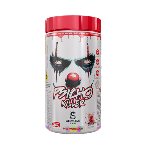 PRÉ TREINO PSICHO KILLER 294G FRUIT PUNCH - DEMONSLAB