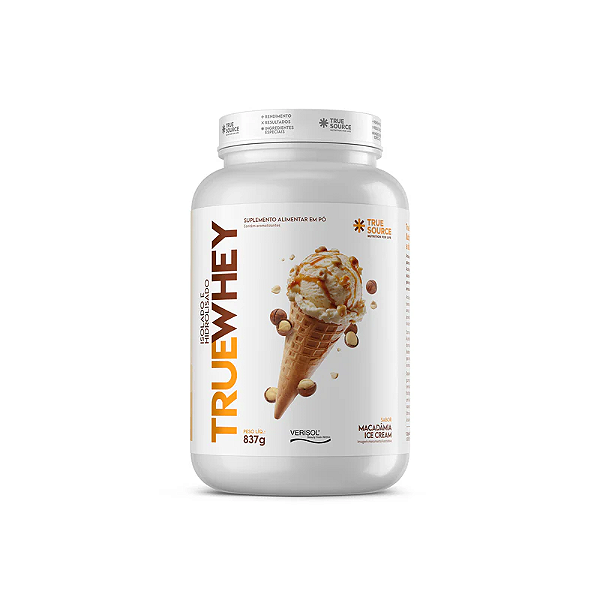 True Whey Macadâmia Ice Cream 837g - True Source