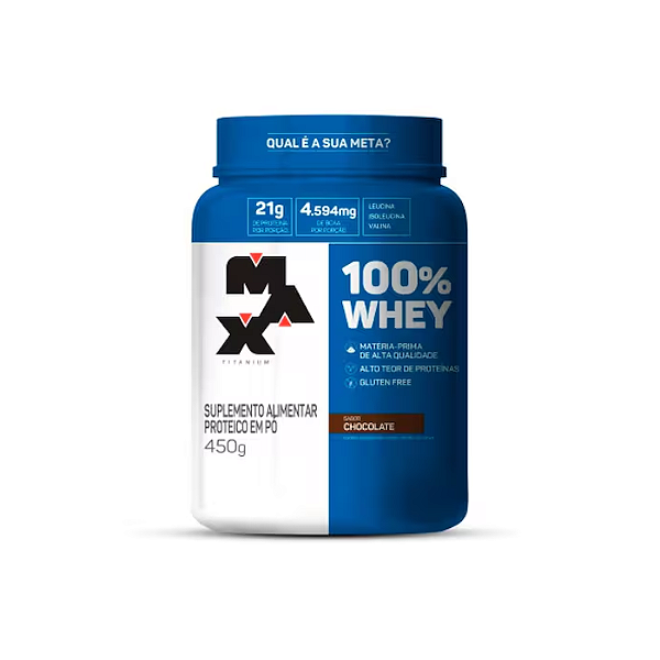 100% Whey POTE 450G CHOCOLATE - Max Titanium