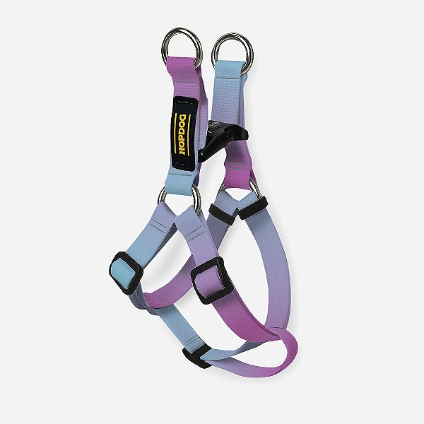 Peitoral Step-In Azul e Roxo