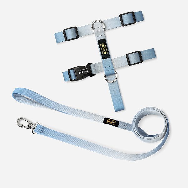 Kit Azul Claro - Peitoral H com Guia
