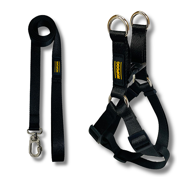 Kit Black - Peitoral Step In com Guia