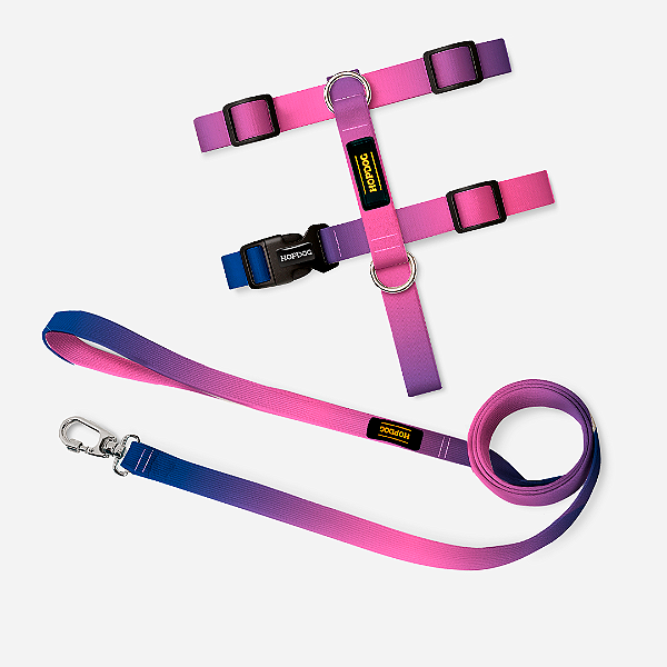 Kit Roxo - Peitoral H com Guia