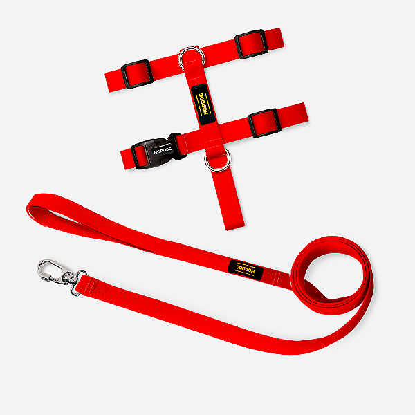 Kit Vermelho - Peitoral H com Guia