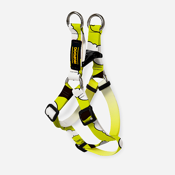 Peitoral Step-In Verde Nuvens