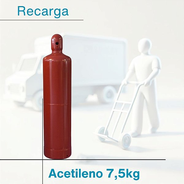 Carga de Acetileno 7,5kg - ONU 1001