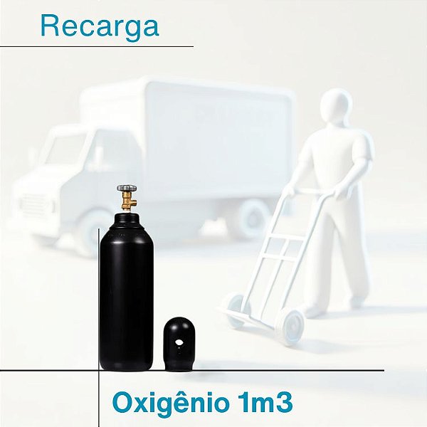 Carga de Oxigênio 1m³ PPU Industrial - ONU 1072