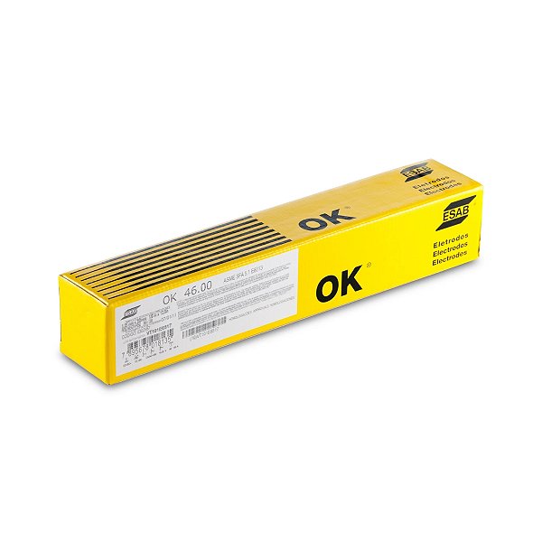 Eletrodo OK 46.00 2,50mm Esab - Caixa de 5kg