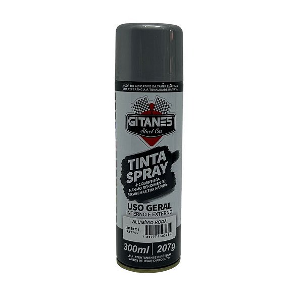 Tinta Spray Aluminio Roda 300Ml/207G Gitanes