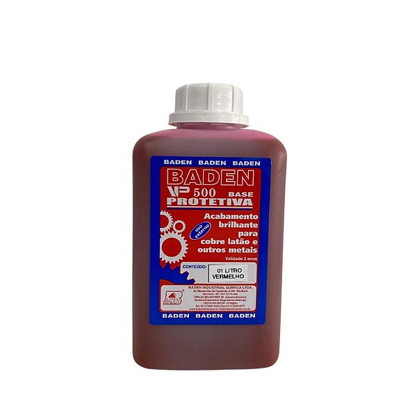 Base Protetiva VP 500 Vermelho 1L (Área Externa) [Baden] (060)