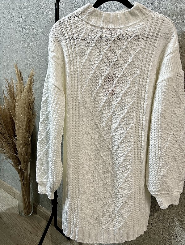 TRICOT ALONGADO OFF WHITE