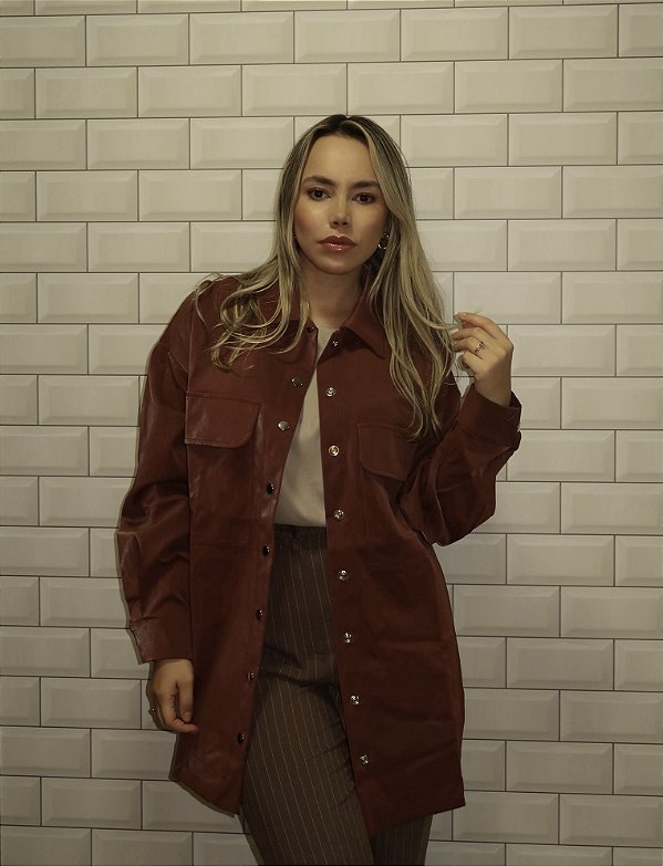 CAMISA OVER EM PU