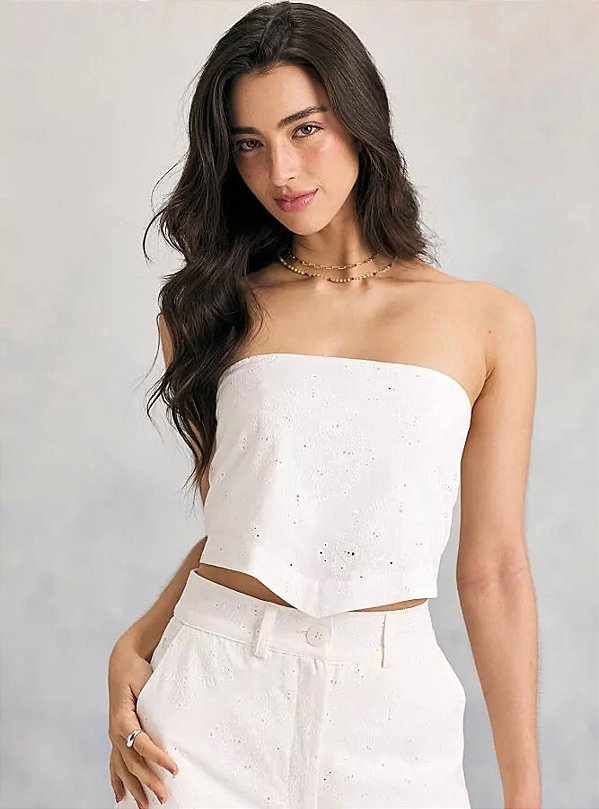 CROPPED LENÇO EM LAISE