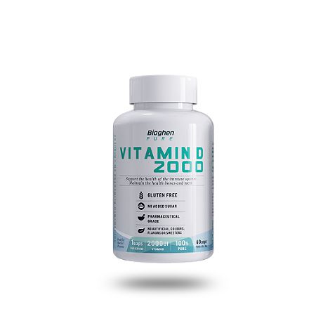 Vitamin D 2.000UI 60 cáps - Bioghen