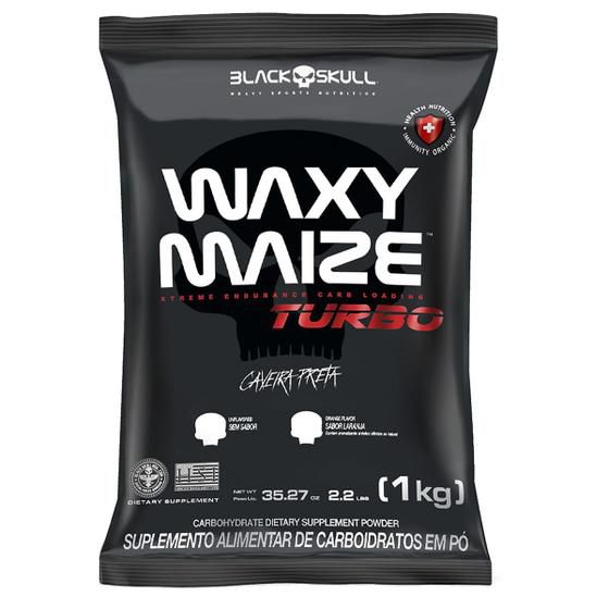 Waxy Maize Turbo 1kg Refil Caveira Preta - Black Skull