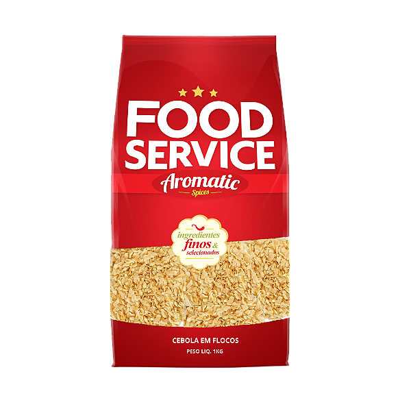 Cebola em Flocos Food Service 1kg