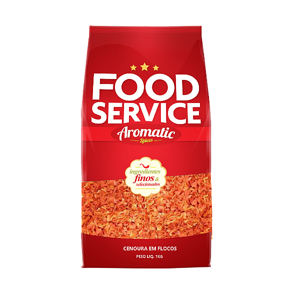 Cenoura em Flocos Food Service 1kg