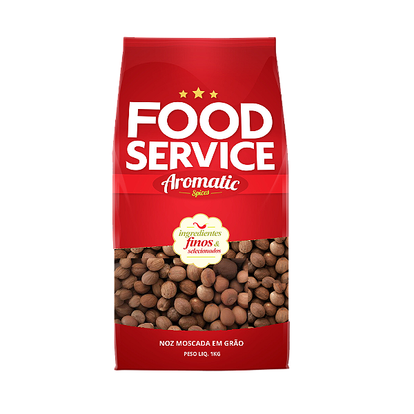 Noz Moscada Grão Food Service 1kg