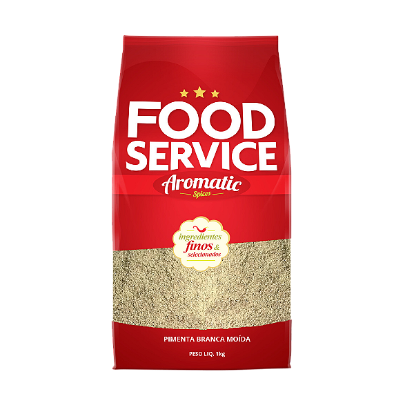 Pimenta Branca Moída Food Service 1kg