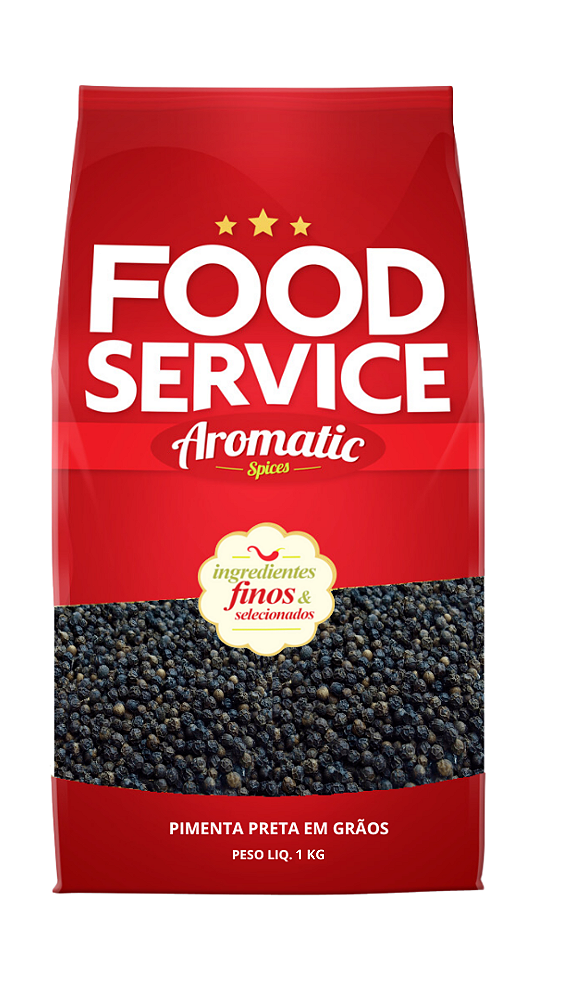 Pimenta Preta em Grãos Food Service 1kg